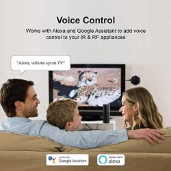 Baile IR/RF Universal Remote, Smart WiFi Wireless Remote Control Hub for Smart Home Automation,and Entertainment Devices TV, STB, A/C, Curtain Motor, Compatible with Alexa,Google Assistant