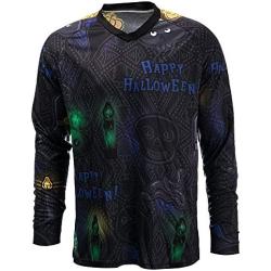 JPOJPO Mens Cycling Jersey MTB T Shirt Long Sleeve Mountain Bike Motorcycle Bicycle Clothes Anti-UV
