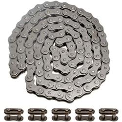 HIAORS 415H-110L Chain With Connector Link for 49cc 60cc 66cc 80cc 2-Stroke Engine Motor Motorized Bicycle Bike Heavy Duty Chain High Power Racing Parts
