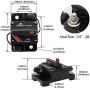 Young Marine Circuit Breaker for Boat Trolling with Manual Reset,Water Proof,12V- 48V DC