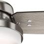 Hunter Sentinel Indoor Ceiling Fan with LED Light and Remote Control, 52