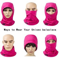 Warm Fleece Balaclava Windproof Ski Mask Cold Weather Face Mask Motorcycle Balaclava Hood Warmer Winter Sports Cap