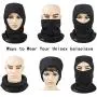Warm Fleece Balaclava Windproof Ski Mask Cold Weather Face Mask Motorcycle Balaclava Hood Warmer Winter Sports Cap