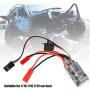 Keen so RC Speed Controller, 2 Way 30A Brushed ESC Bidirectional Current Control Brush ESC for 1/16 1/18 1/24 Car Boat(with Brake)
