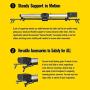 Zeapon Micro 2 E800 Motorized Camera Slider, Zeapon Camera Track Slider, Double Distance Video Slider, Travel Distance 94cm/37in, Max.Payload 8kg/18lbs, Support APP Control, Motor Power-Off Protection