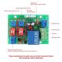 RD72-DC-12V Infinite Cycle ON Off Relay Module, DC 12V Adjustable Delay Time Trigger Delay Switch Infinite Loop Relay