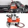 Ventilateurs de moteur pour moteur RC-Hub V8, radiateur et cache pour chenilles RC 1/10 TRX4 en taille réelle (Orange) Ventilateurs de moteur pour moteur RC-Hub V8, radiateur et cache pour chenilles RC 1/10 TRX4 en taille réelle (Orange)