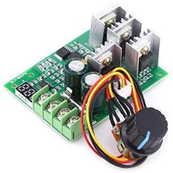 New Motor Speed Regulator PWM DC Motor Speed Controller 15KHz DC6-60V 30A Digital Display 0~100% Adjustable Drive Module