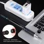 Electop Electric Rechargeable Screwdriver, Portable USB Power Supply Cordless Screw Driver, 21 Precision Bits /3 LED Lights/Magnetic Carry Case/Quick Change Chuck for Telephone, Watch, Camera etc.