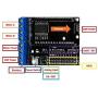 DollaTek NodeMcu Lua ESP8266 ESP-12E CP2102 Development Board and L293D WiFi Motor Drive Expansion Board Shield Module for Arduino
