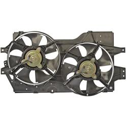 Dorman 620-003 Engine Cooling Fan Assembly Compatible with Select Chrysler / Dodge / Plymouth Models , Black