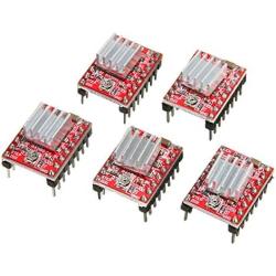 Gumps grocery 5PCS A4988 Stepper Motor Driver Module 3D Printer Polulu StepStick RAMPS RepRap