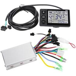 Yinhing Motor Controller, Waterproof LCD Display Panel Electric Bike Scooter Brushless Controller Kit (24V-48V)
