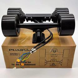 Dual Motor Set for Electric Skateboard 90mm Powered 10S 36V DIY Brushless Hub Motor Kit for Longboard Upgraded 77kv 400W 30 mph top Speed Skateboarding Equipment