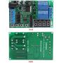 5V - 24V Motor Controller Motor Forward/Reverse Controller Timing Delay Time Cycles Relay Motor Controller Board with LED