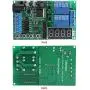 5V - 24V Motor Controller Motor Forward/Reverse Controller Timing Delay Time Cycles Relay Motor Controller Board with LED