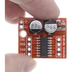 4PCS Dual Channel DC Motor Driver Module PWM Speed H-Bridge Stepper L298N