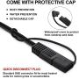Câble d'extension SAE SAE 16AWG 10FT (3,1M) avec protection contre la poussière, câble SAE vers SAE de 2 fils de type OFC SPT-2 UL pour panneaux solaires, moto, voitures, batteries, tracteurs, noir (16AWG 10FT) Câble d'extension SAE SAE 16AWG 10FT (3,1M) avec protection contre la poussière, câble SAE vers SAE de 2 fils de type OFC SPT-2 UL pour panneaux solaires, moto, voitures, batteries, tracteurs, noir (16AWG 10FT)