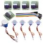 ELEGOO 5 Sets 28BYJ-48 ULN2003 5V Stepper Motor + ULN2003 Driver Board Compatible with Arduino
