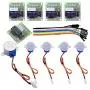 ELEGOO 5 Sets 28BYJ-48 ULN2003 5V Stepper Motor + ULN2003 Driver Board Compatible with Arduino