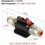 Interrupteur de circuit en ligne 30A, support de fusible PowMr avec réinitialisation manuelle pour audio automobile 12V-24V, commutateur stéréo et système d'onduleur solaire (2 pack) Interrupteur de circuit en ligne 30A, support de fusible PowMr avec réinitialisation manuelle pour audio automobile 12V-24V, commutateur stéréo et système d'onduleur solaire (2 pack)