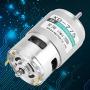 DC XD-775 Motor, 12V/24V Mini Electric Motor High Speed Low Noise Brush Double Ball Bearing DC Motor (24V)