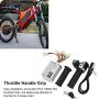Motor Brushed Speed Controller, 36V 1000W ABS Aluminium Alloy 22mm 0.87in Speed Controller Throttle Grip with Locking Battery Display Throttle Twist Grip for Mini Bike for East China Big Surfing