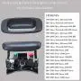 Tailgate Handle Latch and Bezel Trim with Rod Clips for 1999-2007 Chevy Silverado GMC Sierra 1500 2500 3500 | Replaces# 15997911, 15228539, 15228541, 15228540