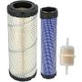 Outer Inner Air Filter for Kohler 25 083 01-S 25 083 04-S 841497 821136 M131803 M131802 Kawasaki 11013-7020 11013-7044 11013-7019 11013-7045