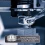 ULTECHNOVO Synchronous Wheel, 3D Printer Timing Belt Pulley Synchronous Wheel Set Stepper Motor Pulley Reduction Gear Printer Supplies Timing Wheel Screw Hexagon Wrench