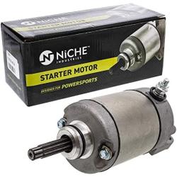 NICHE Starter Motor Assembly 31200-HN1-A41 High Torque for Honda Sportrax 400 TRX400EX TRX400X