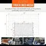 ORION MOTOR TECH Cargo Net for Pickup Truck Beds, 4x6 Truck Cargo Netting and Roof Rack Cargo Net Compatible with Ford Ram GMC Toyota Chevrolet 8x12 Max Cargo Netting with Handmade Knots 16 Carabiners
