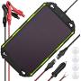 5W 12V Solar Battery Charger & Maintainer, Waterproof 5 Watt 12 Volt Solar Power Trickle Charger, Built-in Intelligent MPPT Charge Controller for Car, Boat, RV, Motorcycle, Marine, Automotive, ATV