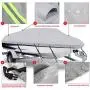 NORTHCAPTAIN 100% Waterproof Boat Cover,600D Marine Grade Polyester Trailerable Boat Cover,Fit V-Hull Tri-Hull Fishing Ski Pro-Style Bass Boats