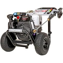 Simpson Cleaning MSH3125 MegaShot Gas Pressure Washer Powered by Honda GC190, 3200 PSI at 2.5 GPM, Black & 80165, Rated Up to 3700 PSI Universal 15