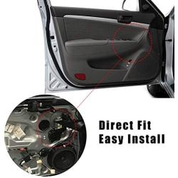 Unikpas Power Window Motor compatible for Hyundai Sonata 2006-2010 Santa Fe 2011-12 Kia Optima 2011-2016 Front Left Driver door window repair motor