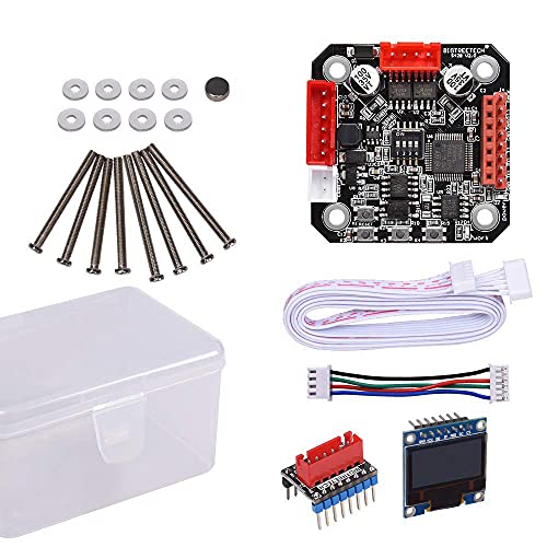 BIGTREETECH S42B V2.0 Closed Loop Driver Control Board 42 Stepper Motor with OLED Display Prevent Multi-Step and Losing Steps with Low Heat Generation for 3D Printer SKR V1.3/1.4 Board