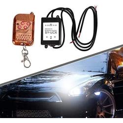 Qiilu 12V 1.5W Universal Wireless Strobe Control Module LED DRL Flash Controller System for Car Motorcycle