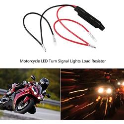 LED Load Resistor Motorcycle,Resistor,LED Light Load Resistor,2 Pcs 10W Motorcycle LED Turn Signal Indicator Light Load Resistor Fix Error Flash Controller