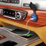 YONHAN 12V USB Outlet, Quick Charge 3.0 Dual USB Charger Socket Outlet 36W 12V/24V Motorcycle USB Car with Touch Switch Fast Charger with 10A Wire Fuse Waterproof for Truck Boat Bus Golf Cart