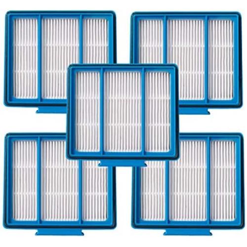 JoyBros 5-Pack Replacement HEPA Filter Compatible for Shark ION,IQ,EZ AI Series Vacuum Cleaners: AV911S AV753 RV1001AE RV100AE UR1000SR AV2501AE AV2001WD RV1001 AV752 Part Fit # RVFFK950