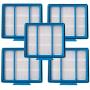 JoyBros 5-Pack Replacement HEPA Filter Compatible for Shark ION,IQ,EZ AI Series Vacuum Cleaners: AV911S AV753 RV1001AE RV100AE UR1000SR AV2501AE AV2001WD RV1001 AV752 Part Fit # RVFFK950