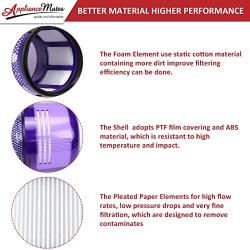 3 Pack V11 Filters Replacement for Dyson Cordless Vacuum V11 Animal V11 Torque Drive V15 Detect Part no. 970013-02 Replacement Filter by APPLIANCEMATES Compatible with Dyson V11