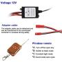 Yifengshun Super Bright 4 in 1 18MM Blue LED Eagle Eye Strobe Warning Light DRL Daytime Running Reversing Light With Wireless Remote Control for Car Truck Motorcycle DC12V