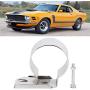 Ignition Coil Bracket, CNC Aluminium Alloy Ignition Coil Mount Bracket Fit for Ford Mustang F150 (Chrome-Plated Silver)