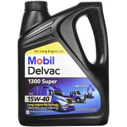 Mobil 1 112786 15W-40 Delvac 1300 Super Motor Oil - 1 Gallon