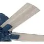 Hunter Hartland Low Profile Indoor Ceiling Fan with LED Lights and Pull Chain, 44
