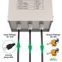 [Upgraded] DC 24v 100W Greenhouse Film Roll Up Motor + AC 110V to DC 24v Dedicated Voltage Converter