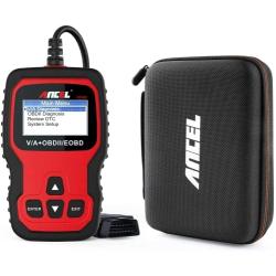 ANCEL VD500 OBD II Diagnostic Scanner for Volkswagen VW Audi Skoda Seat Diagnosis Check Engine Light Code Reader with ANCEL Protective Case Storage Bag