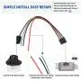 MECMO 1581773 Pigtail 3 Pins Blower Motor Resistor Connector Harness, Replace 8e5h-19e624-a 89018778, 89019351, 15-81773, Compatible with Buick Cadillac Chevy GMC Silverado Tahoe Suburban Sierra Yukon